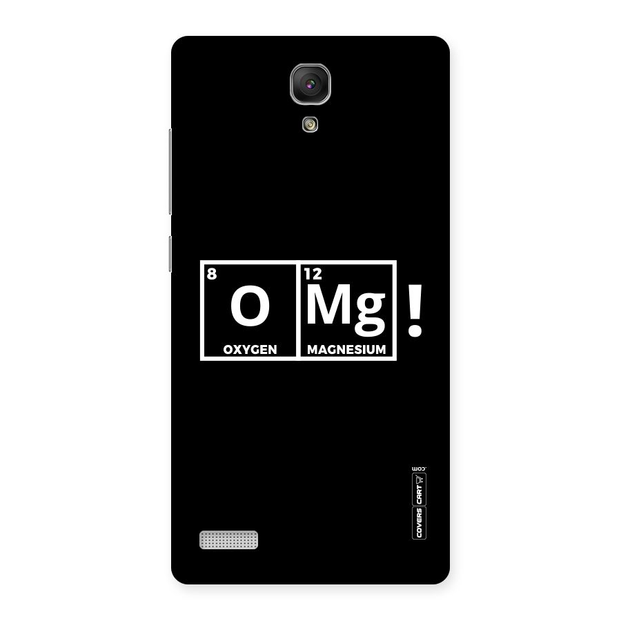 OMG Chemistry Pun Back Case for Redmi Note