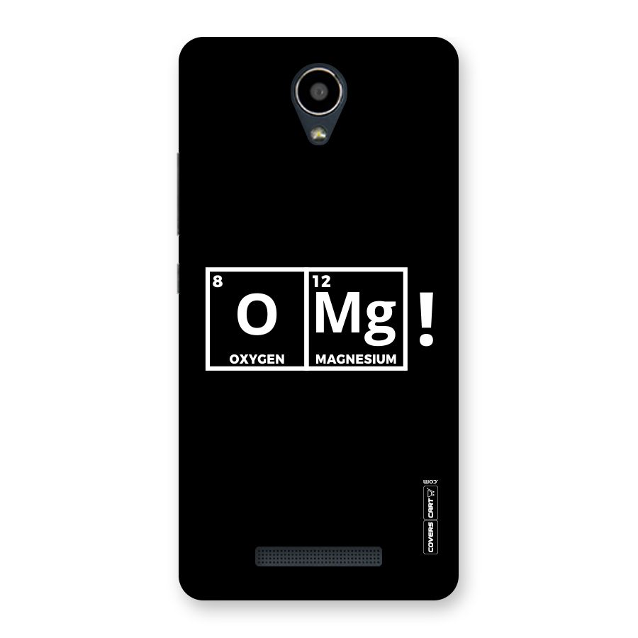 OMG Chemistry Pun Back Case for Redmi Note 2