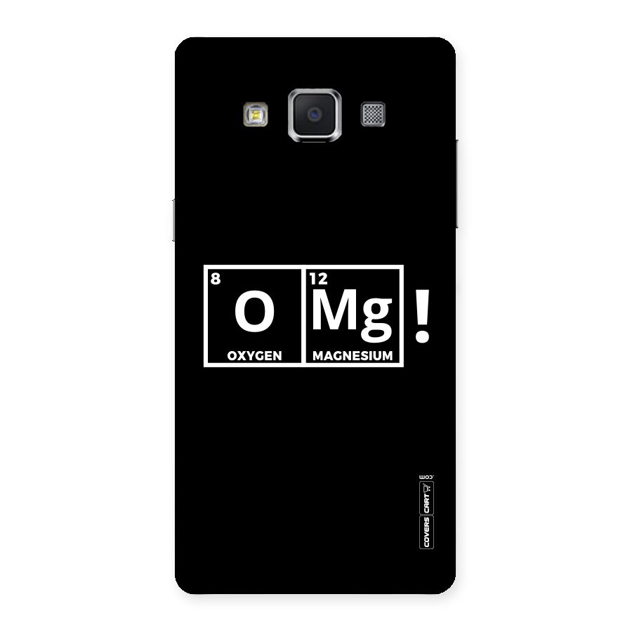 OMG Chemistry Pun Back Case for Samsung Galaxy A5