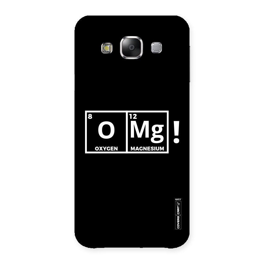 OMG Chemistry Pun Back Case for Samsung Galaxy E5