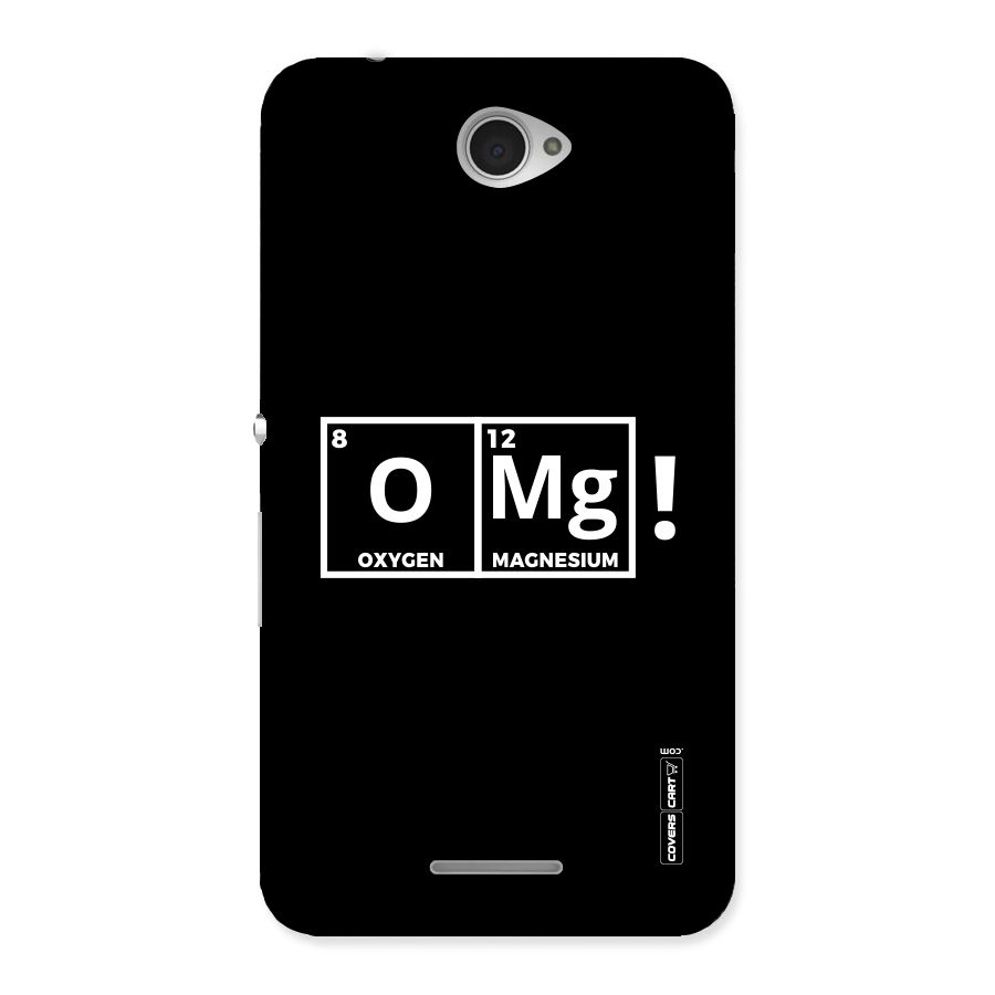 OMG Chemistry Pun Back Case for Sony Xperia E4