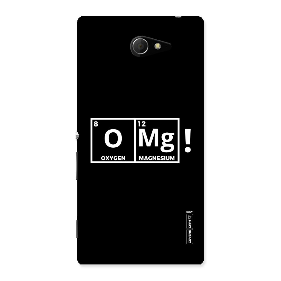 OMG Chemistry Pun Back Case for Sony Xperia M2