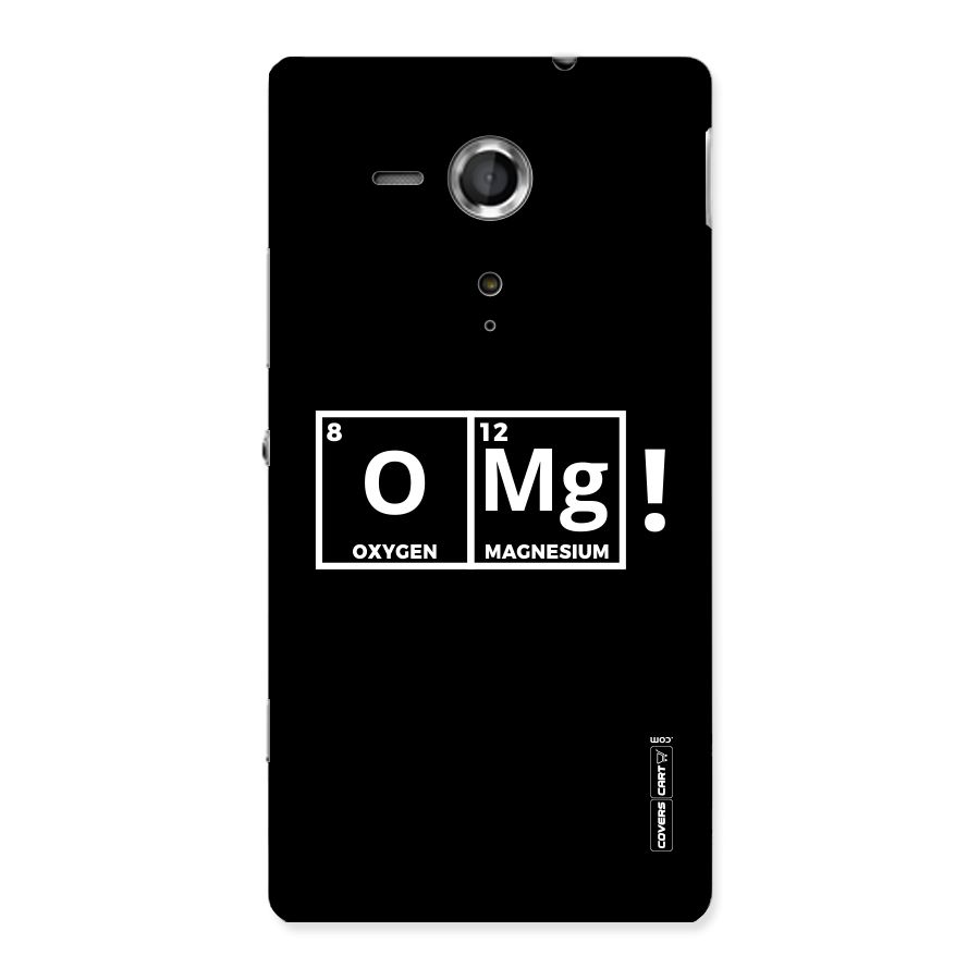 OMG Chemistry Pun Back Case for Sony Xperia SP