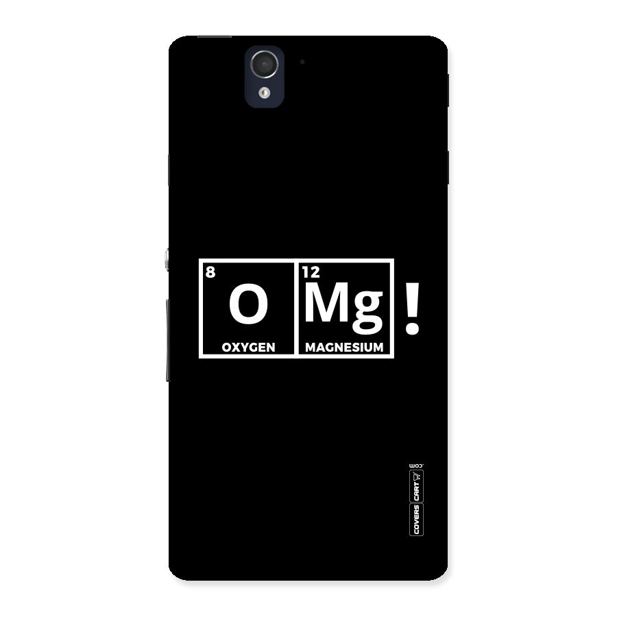 OMG Chemistry Pun Back Case for Sony Xperia Z