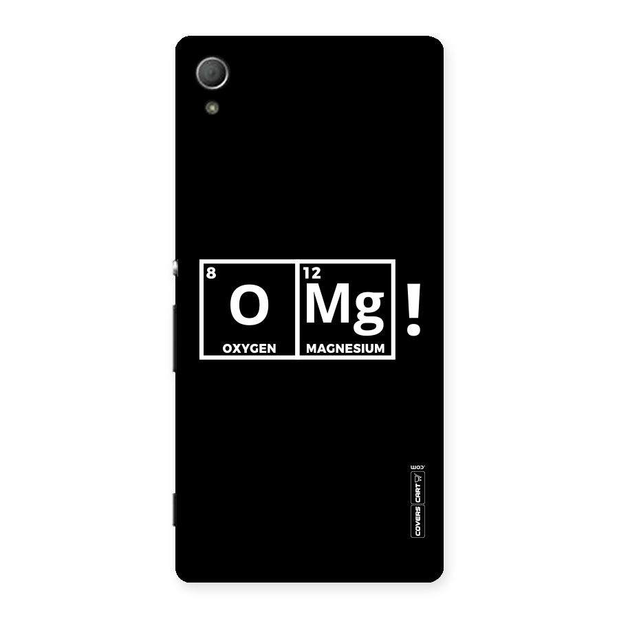 OMG Chemistry Pun Back Case for Xperia Z4
