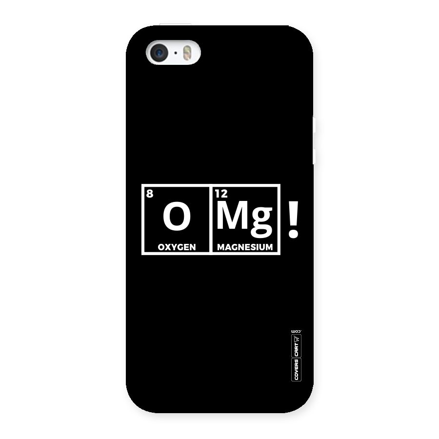 OMG Chemistry Pun Back Case for iPhone 5 5S
