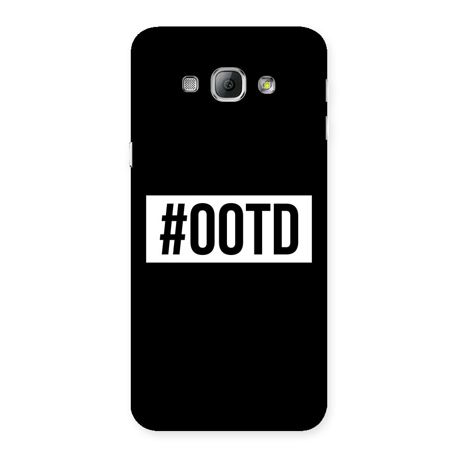 OOTD Back Case for Galaxy A8