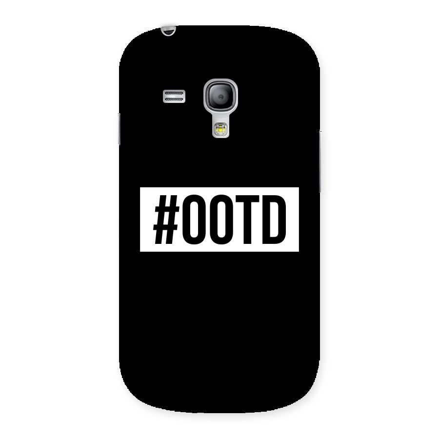 OOTD Back Case for Galaxy S3 Mini