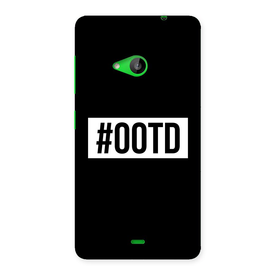 OOTD Back Case for Lumia 535