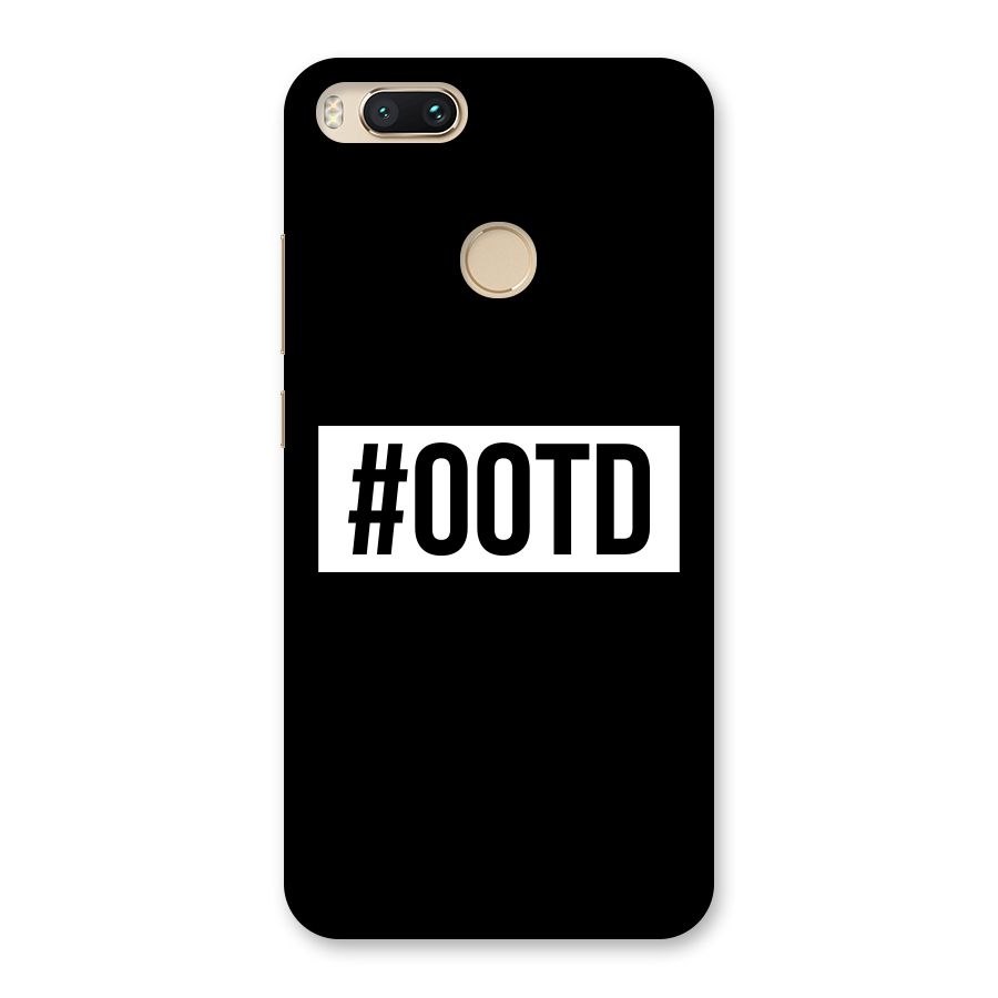 OOTD Back Case for Mi A1