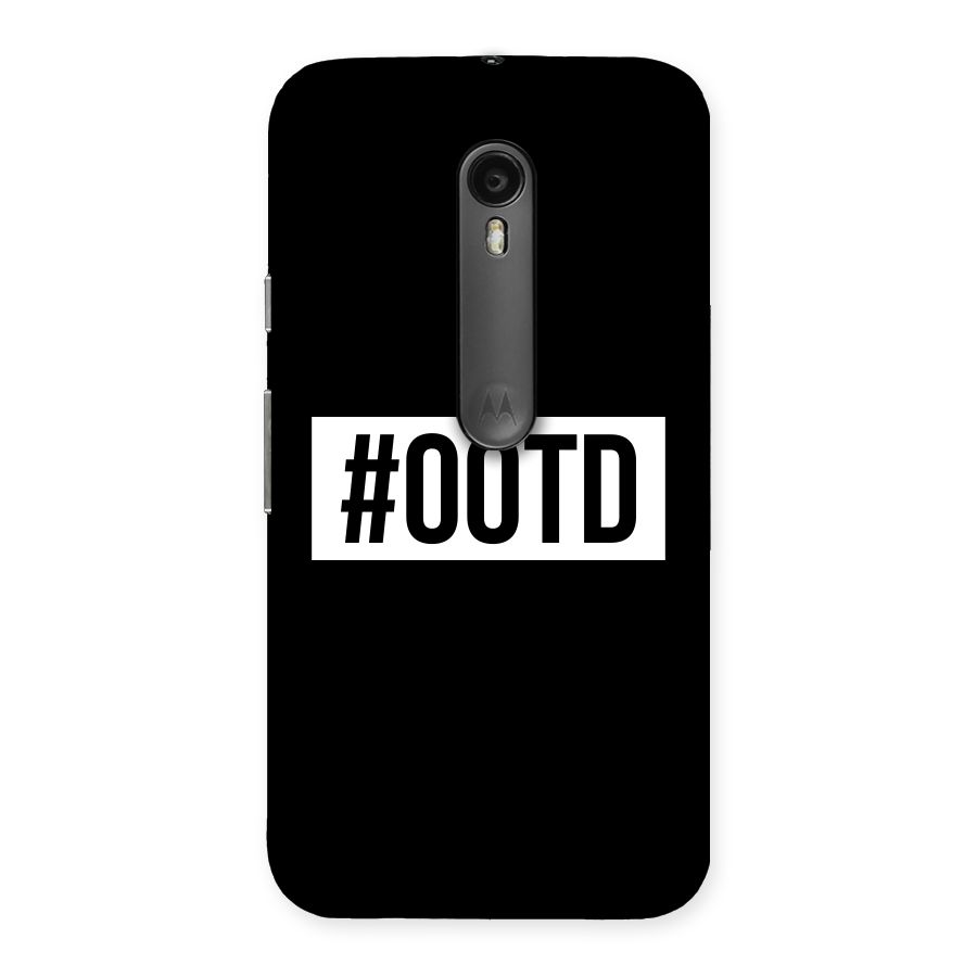 OOTD Back Case for Moto G3