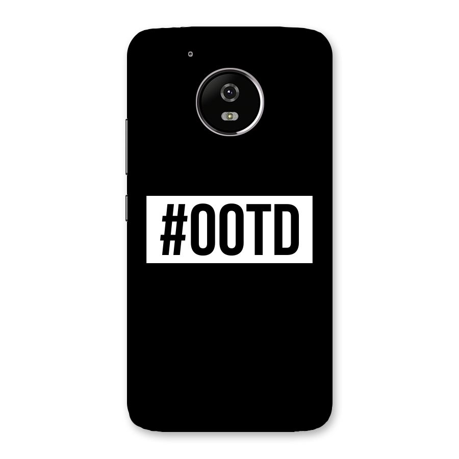 OOTD Back Case for Moto G5