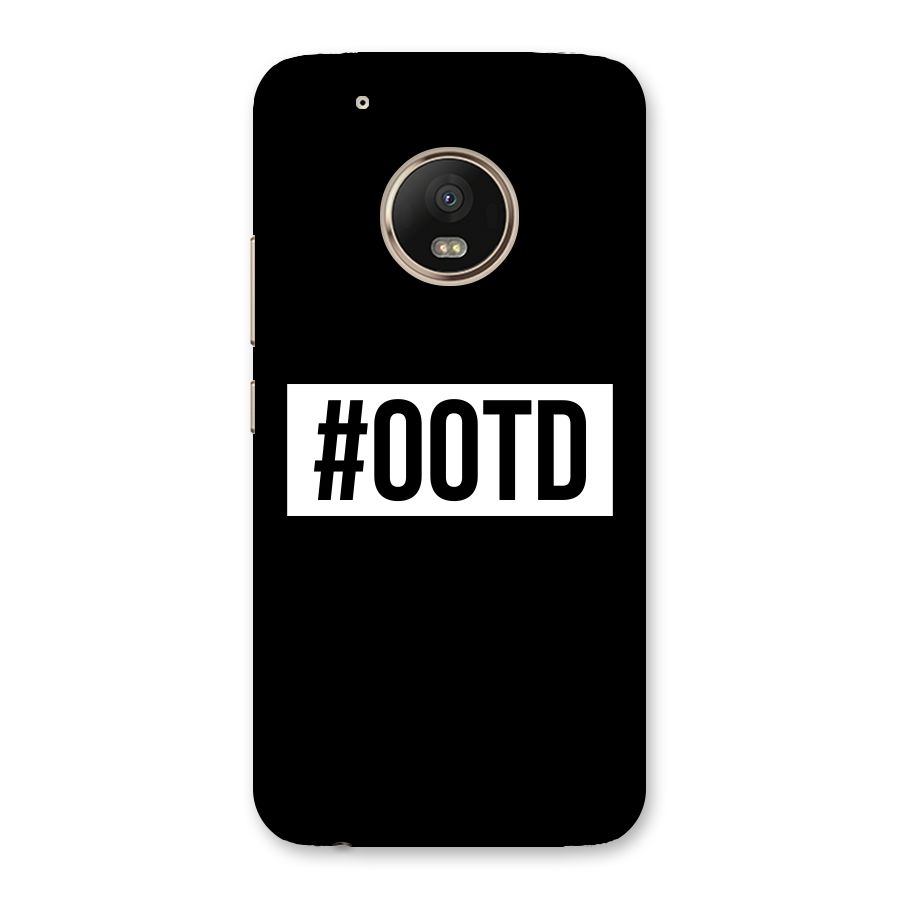 OOTD Back Case for Moto G5 Plus