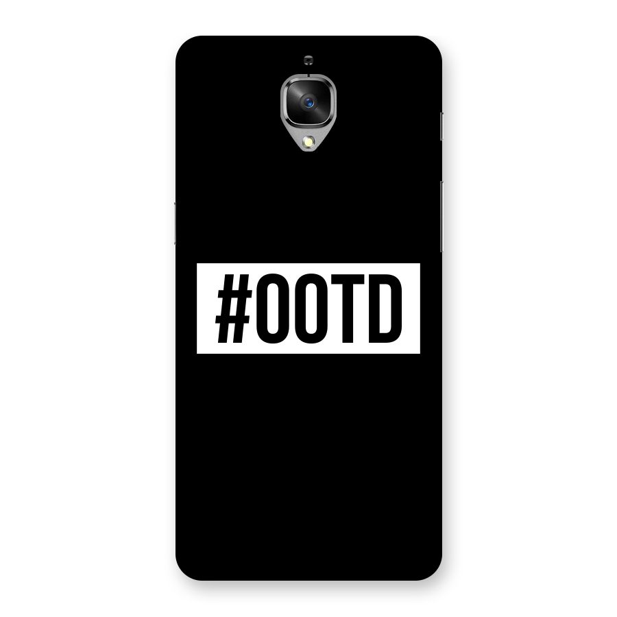 OOTD Back Case for OnePlus 3T