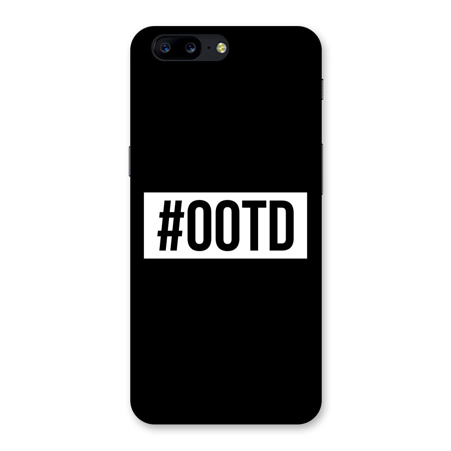 OOTD Back Case for OnePlus 5