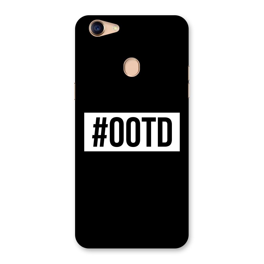 OOTD Back Case for Oppo F5