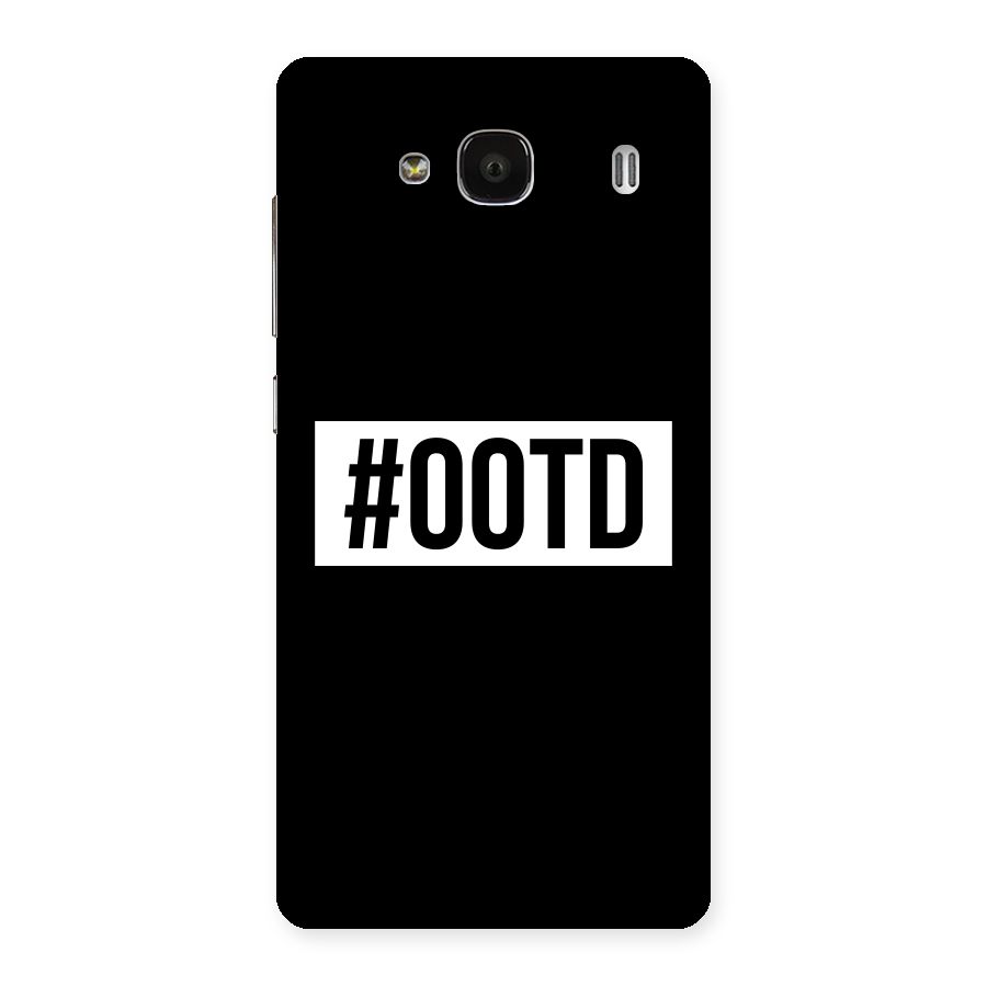 OOTD Back Case for Redmi 2
