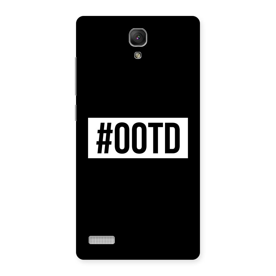 OOTD Back Case for Redmi Note