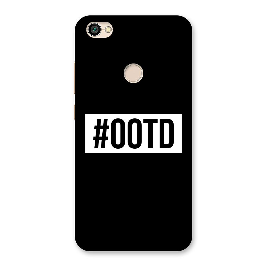 OOTD Back Case for Redmi Y1 2017