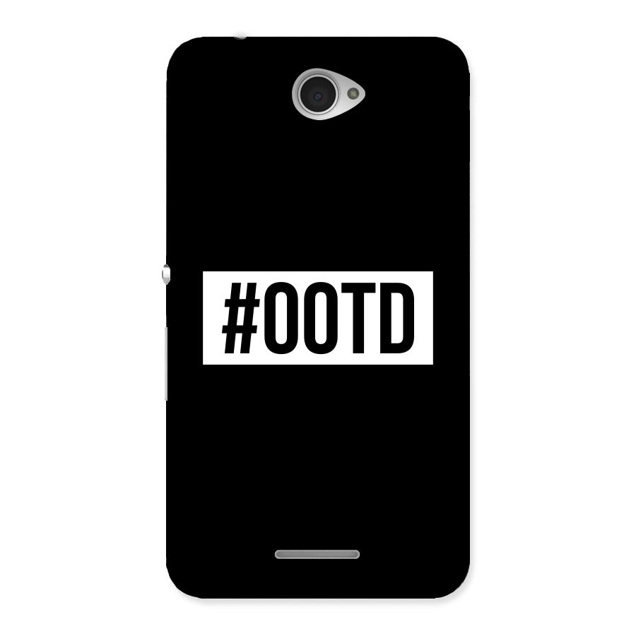 OOTD Back Case for Sony Xperia E4