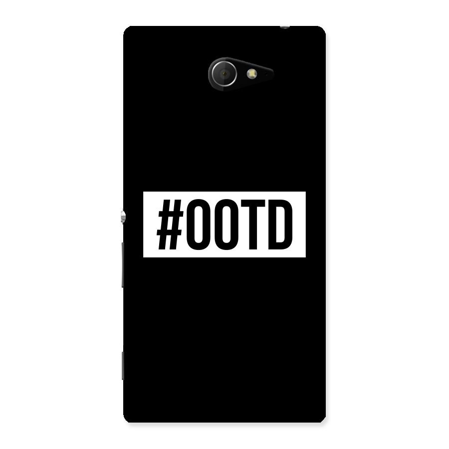OOTD Back Case for Sony Xperia M2