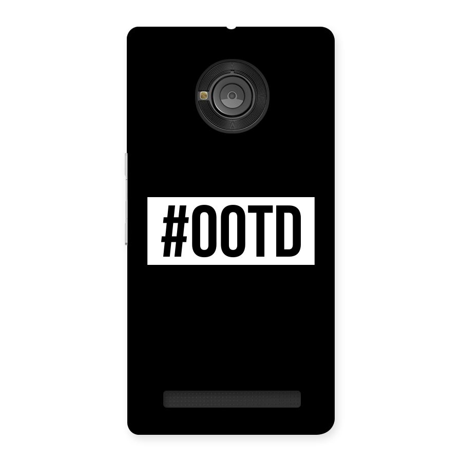 OOTD Back Case for Yu Yunique