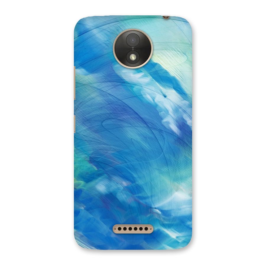 Ocean Mist Back Case for Moto C Plus