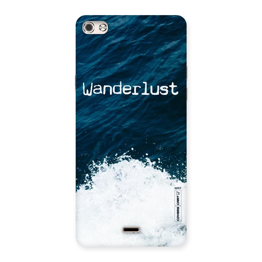 Ocean Wanderlust Back Case for Micromax Canvas Silver 5