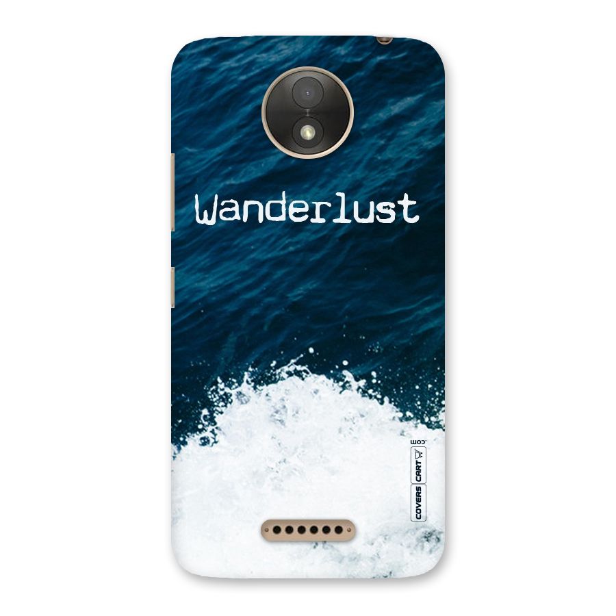 Ocean Wanderlust Back Case for Moto C Plus