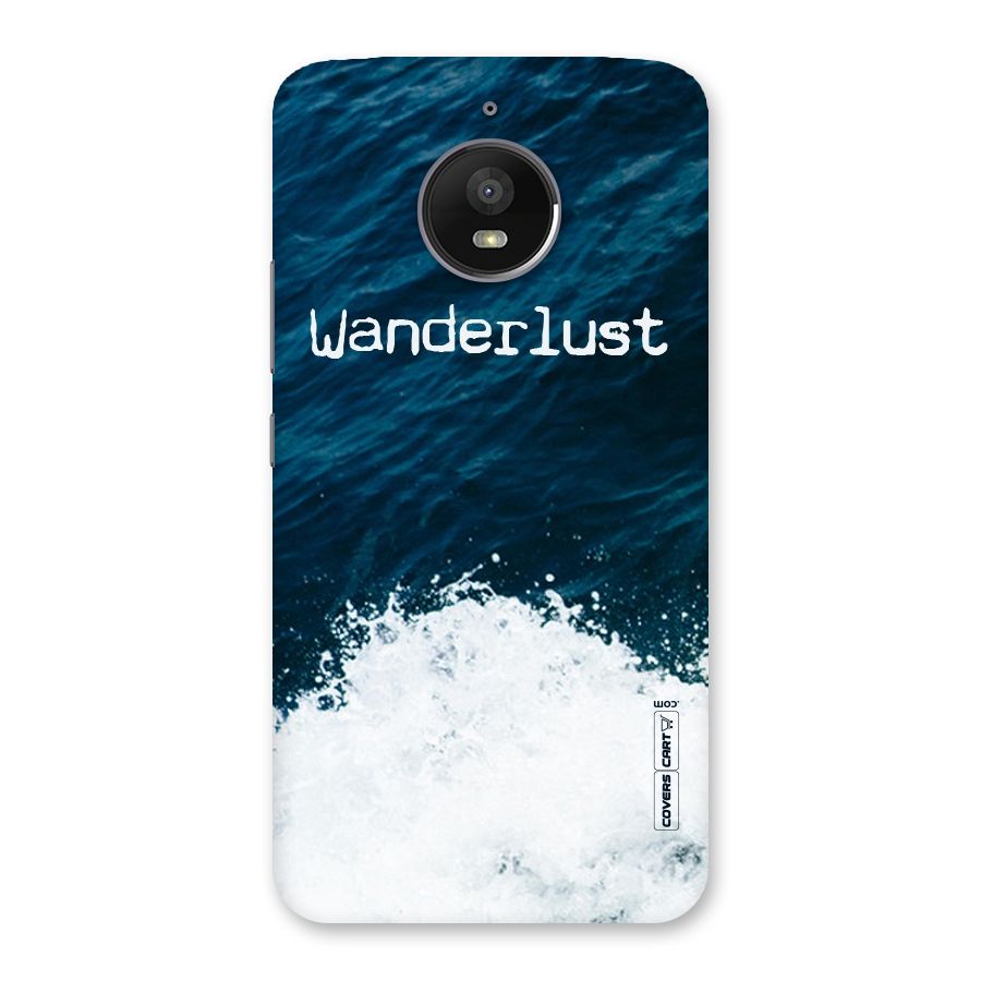 Ocean Wanderlust Back Case for Moto E4 Plus