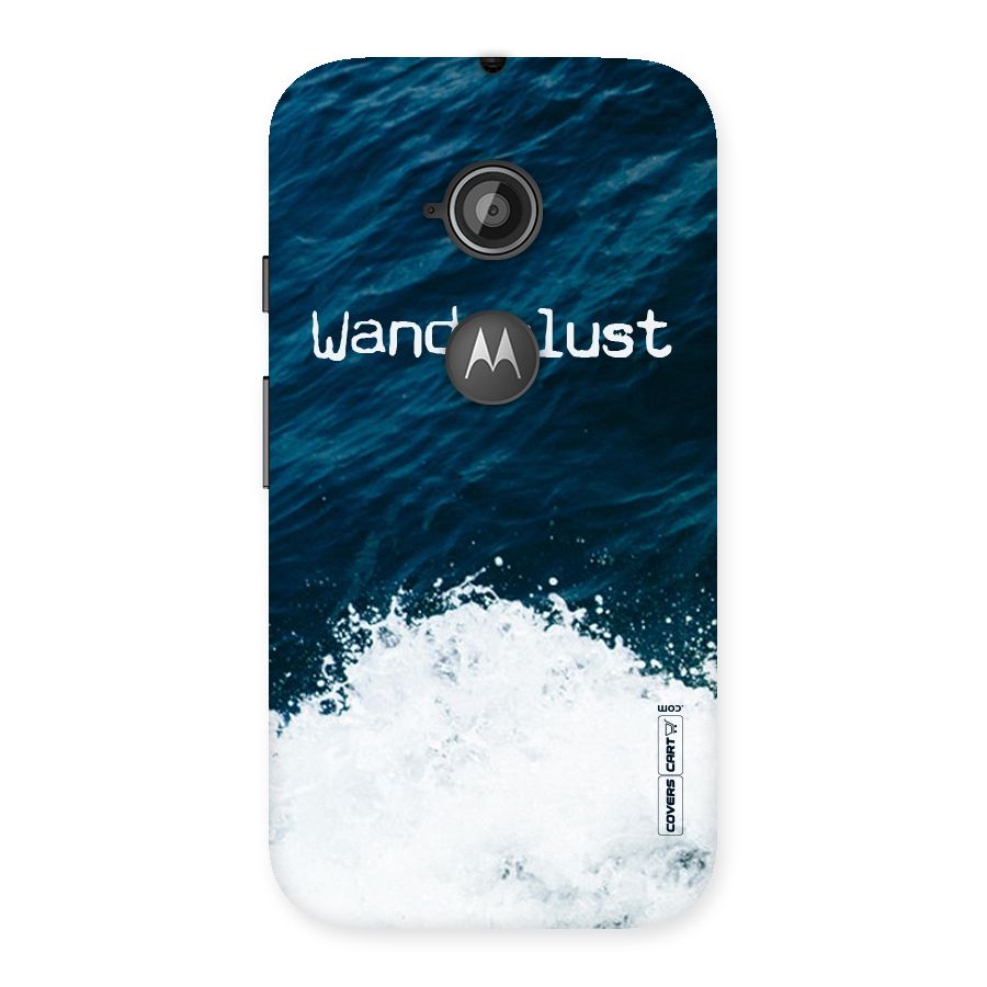 Ocean Wanderlust Back Case for Moto E 2nd Gen