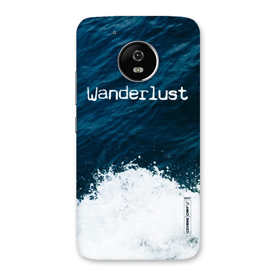 Ocean Wanderlust Back Case for Moto G5