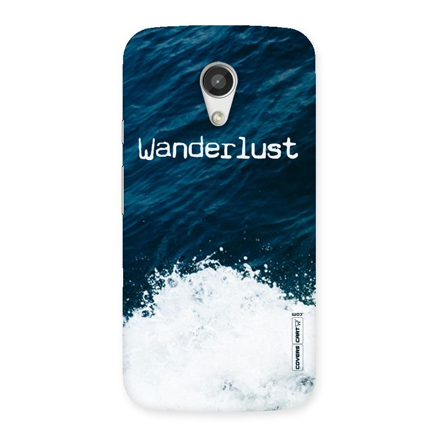 Ocean Wanderlust Back Case for Moto G 2nd Gen