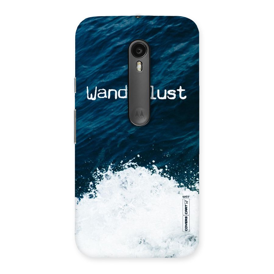 Ocean Wanderlust Back Case for Moto G Turbo