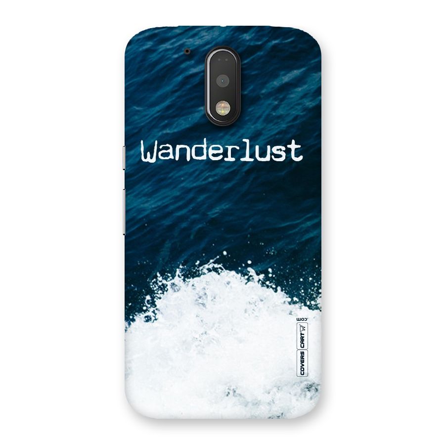 Ocean Wanderlust Back Case for Motorola Moto G4
