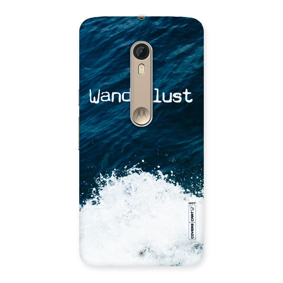 Ocean Wanderlust Back Case for Motorola Moto X Style