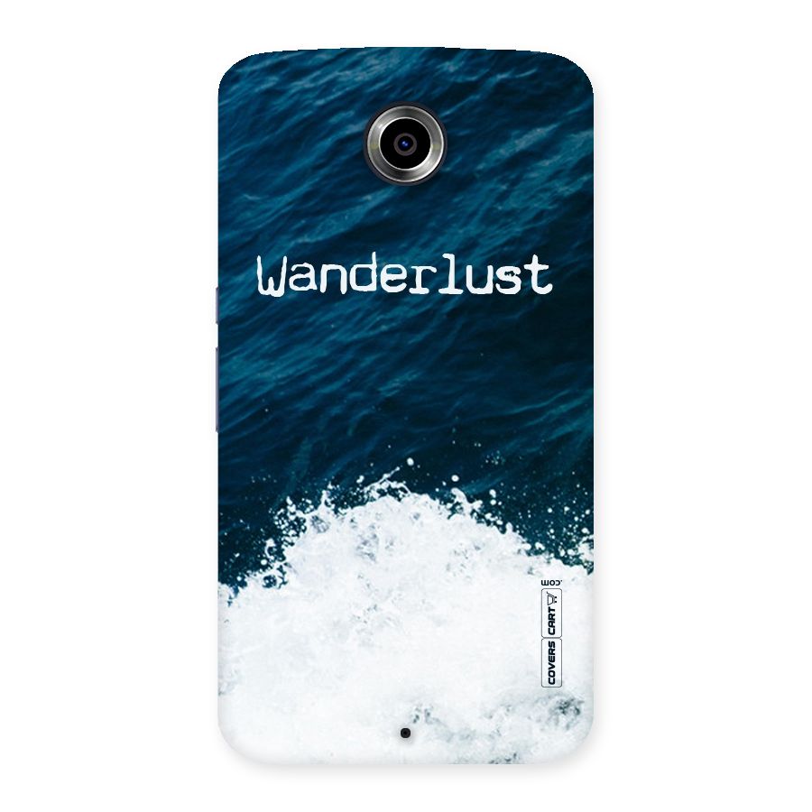 Ocean Wanderlust Back Case for Nexsus 6