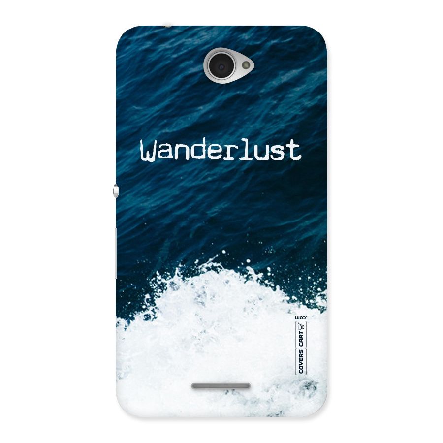 Ocean Wanderlust Back Case for Sony Xperia E4