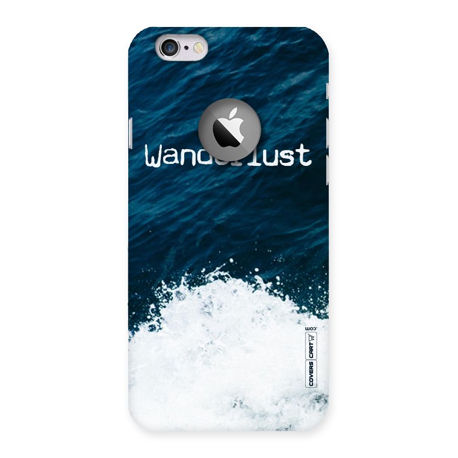 Ocean Wanderlust Back Case for iPhone 6 Logo Cut