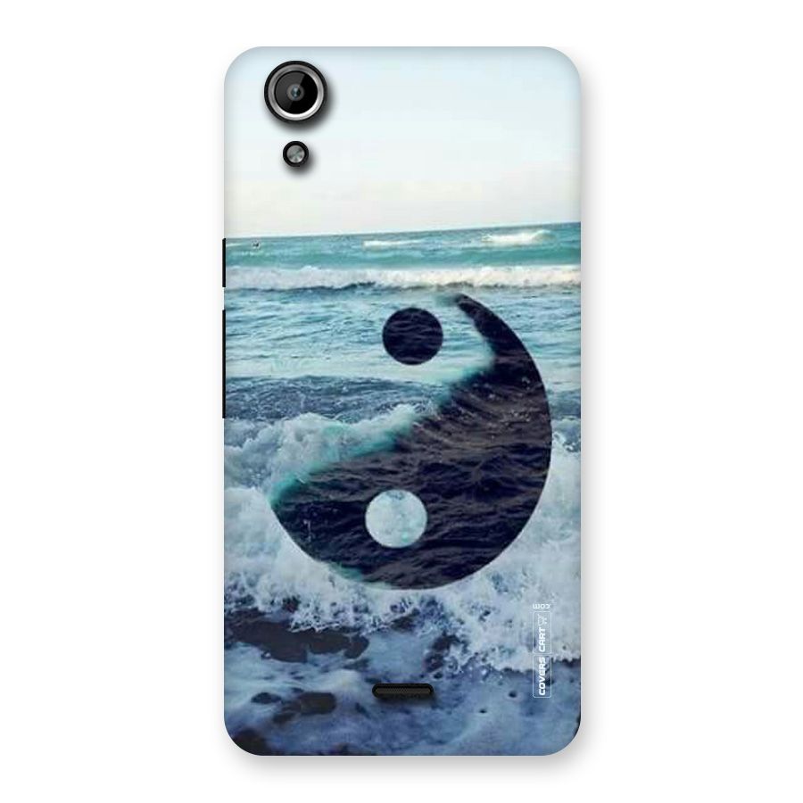 Oceanic Peace Design Back Case for Micromax Canvas Selfie Lens Q345