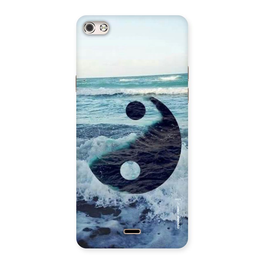 Oceanic Peace Design Back Case for Micromax Canvas Silver 5