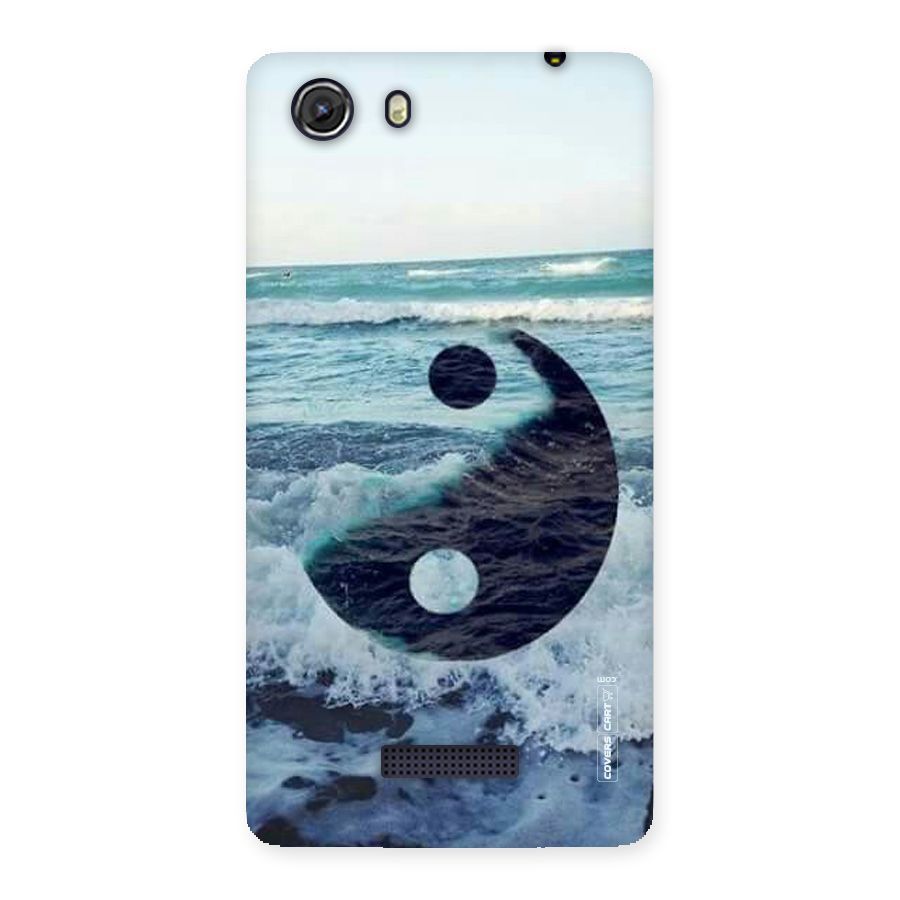 Oceanic Peace Design Back Case for Micromax Unite 3