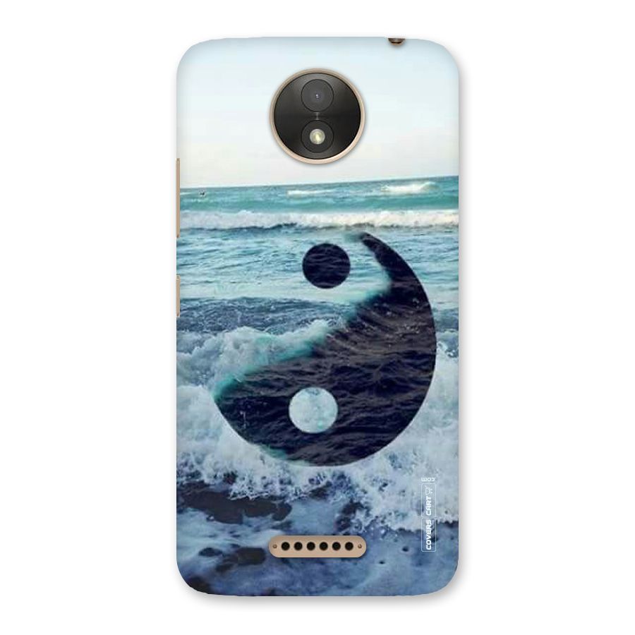 Oceanic Peace Design Back Case for Moto C Plus
