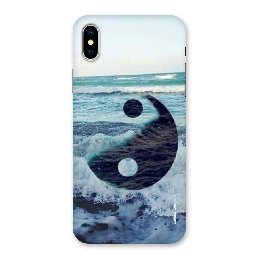 Oceanic Peace Design Back Case for iPhone X