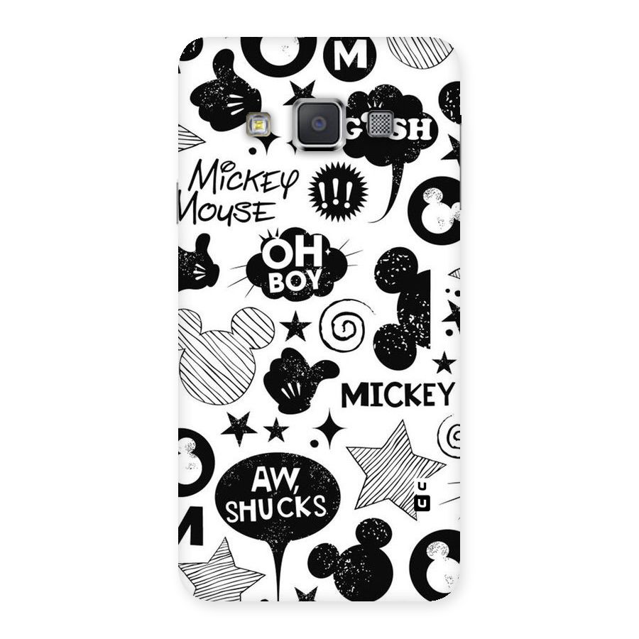 Oh Boy Design Back Case for Galaxy A3