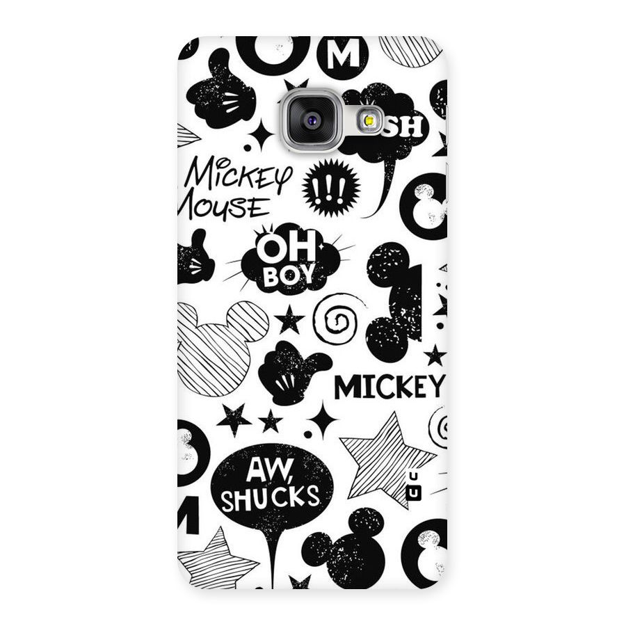 Oh Boy Design Back Case for Galaxy A3 2016