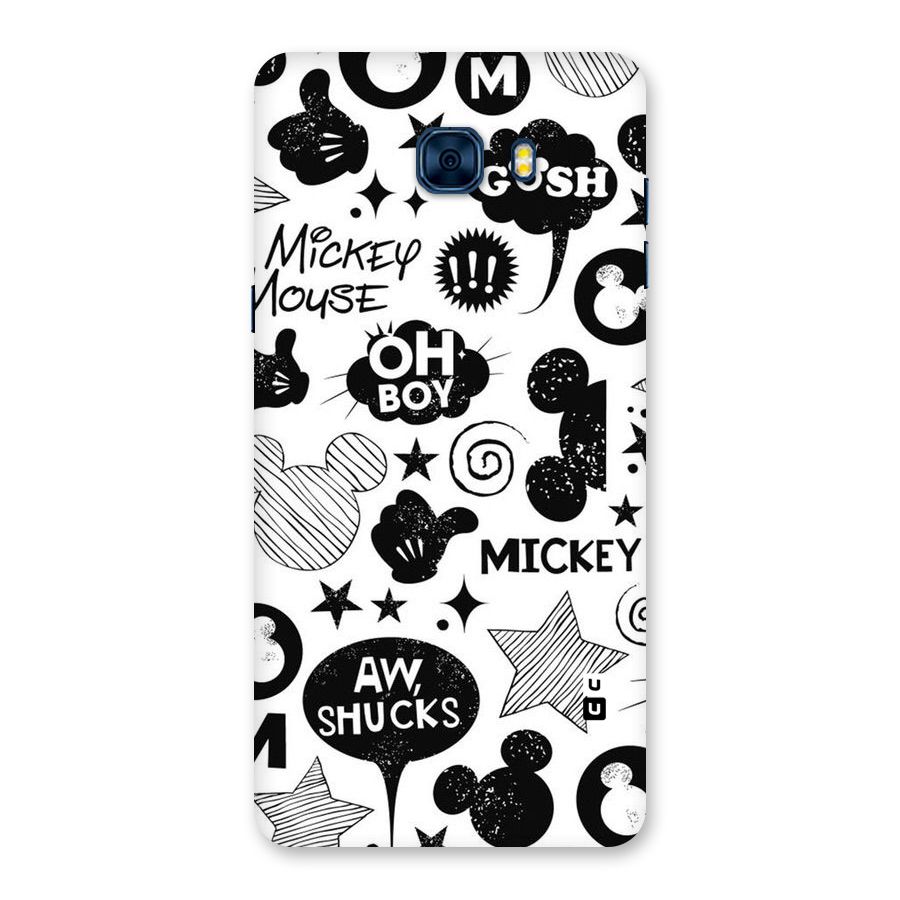 Oh Boy Design Back Case for Galaxy C7 Pro