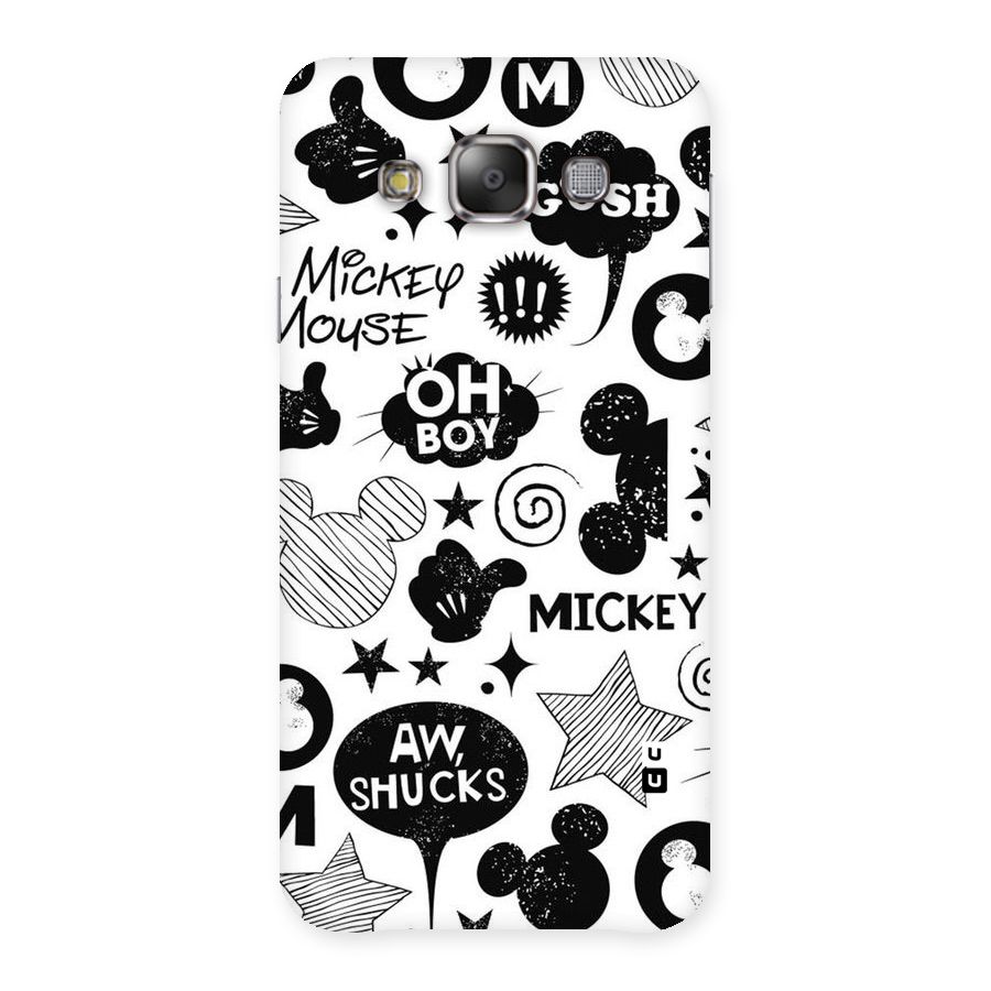 Oh Boy Design Back Case for Galaxy E7