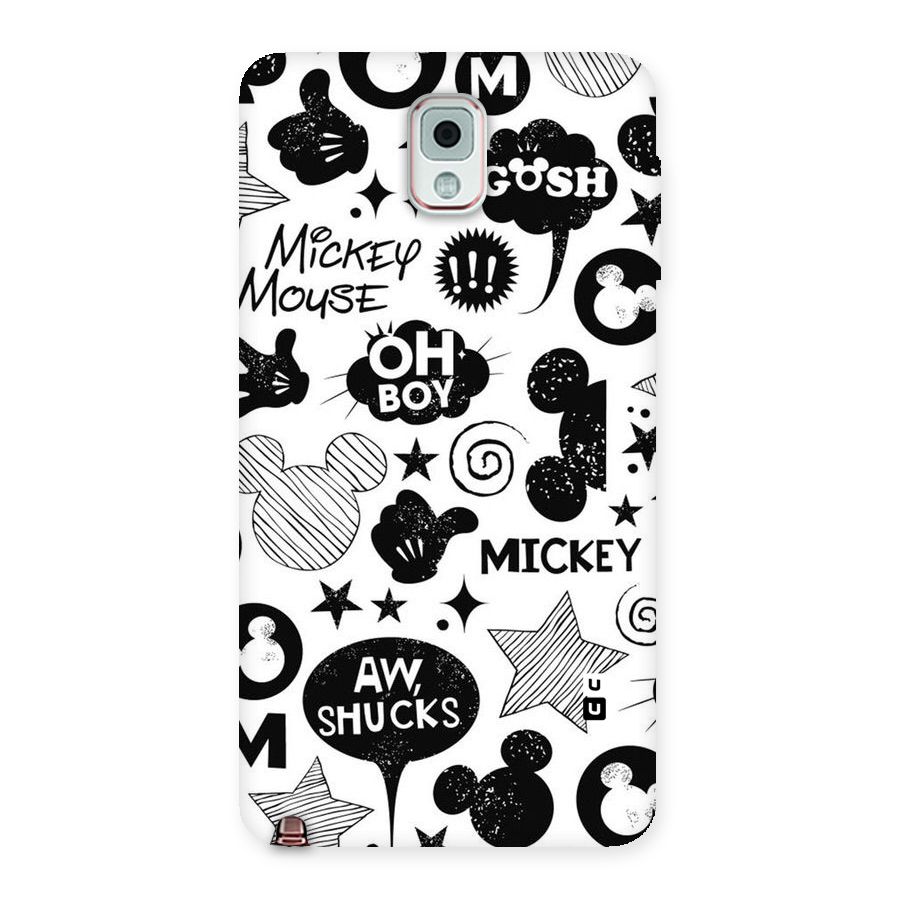 Oh Boy Design Back Case for Galaxy Note 3