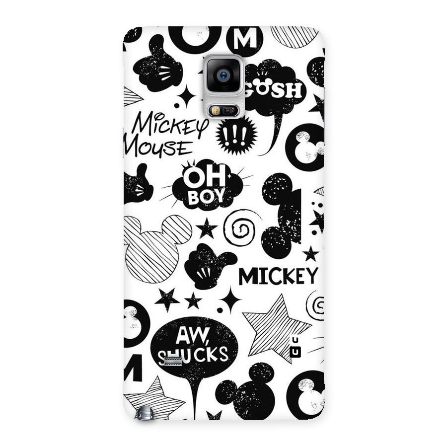 Oh Boy Design Back Case for Galaxy Note 4